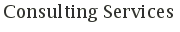 Consulting Services